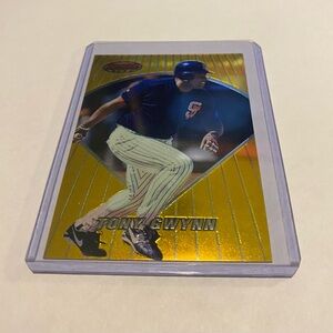 Tony Gwynn 1996 Bowman Best Gold Baseball Card #38 San Diego Padres